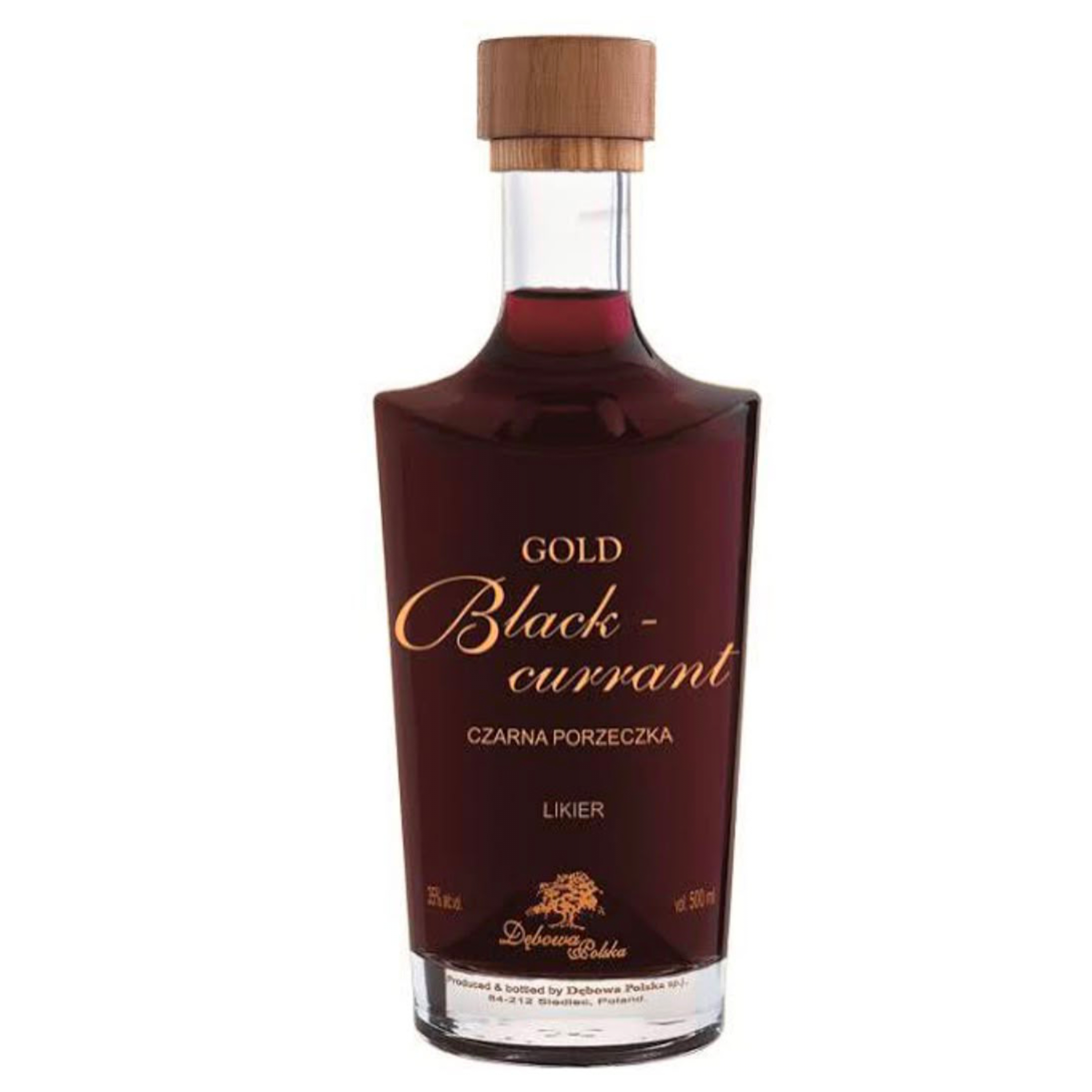 Dębowa Polska Gold Blackcurrant (Czarna Porzeczka) Liqueur 500ml