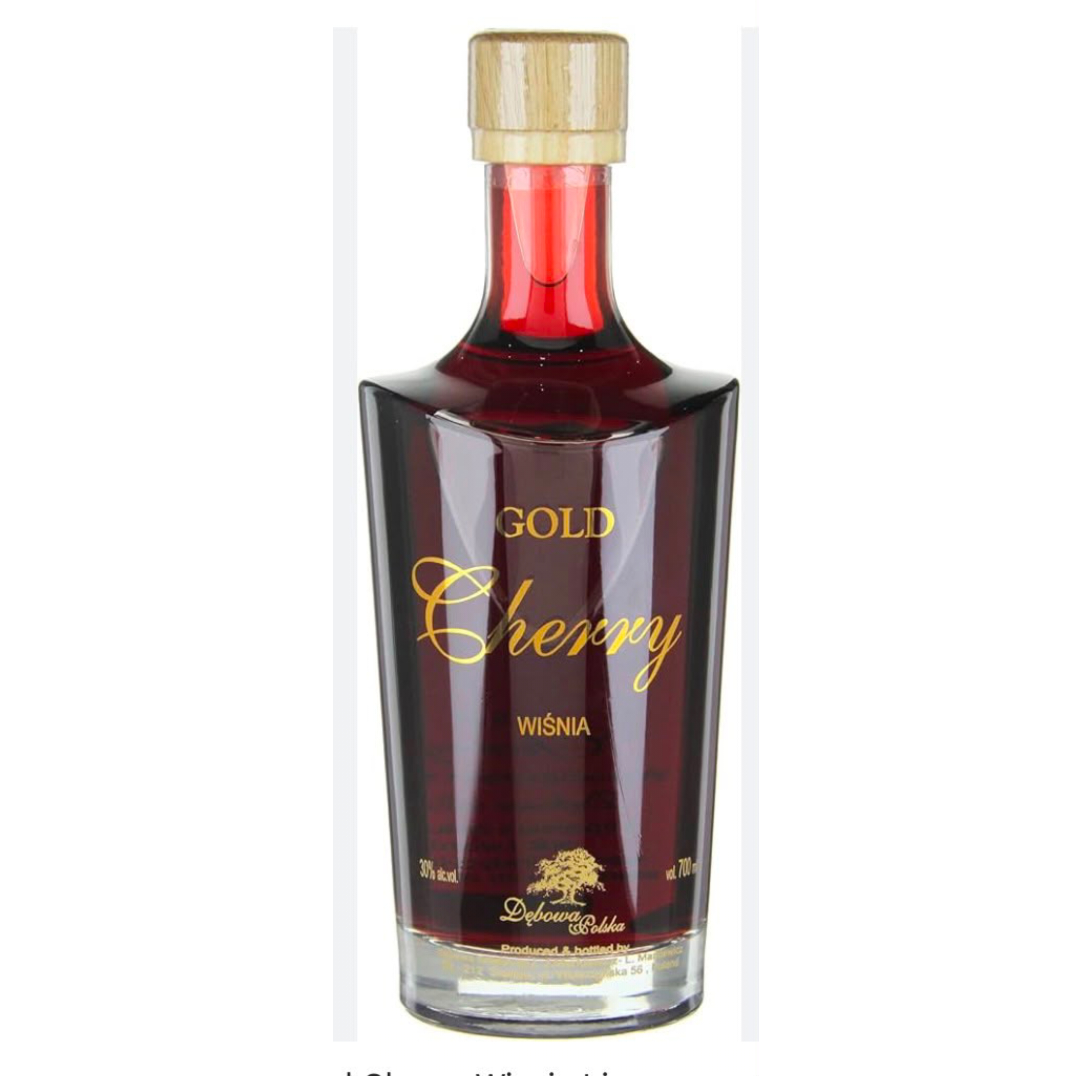 Dębowa Polska Gold Cherry (Wiśnia) Liqueur 700ml